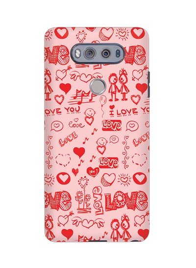 Buy Slim Snap Case Cover Matte Finish for LG V20 Love Doodle in Saudi Arabia