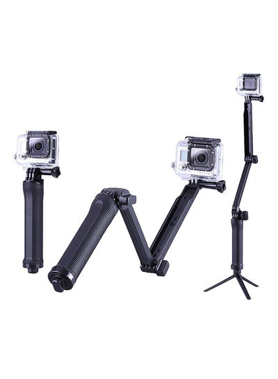 Buy 3 Way Stabilizer Grip Monopod Extension Arm With Mini Tripod For GoPro HERO4/HERO3 Black in UAE