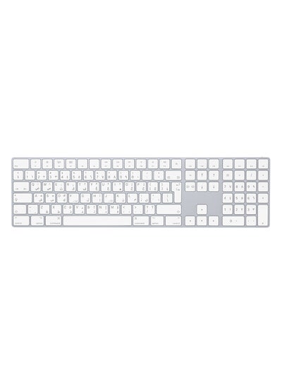 Buy Magic Keyboard With Numeric Keypad - Arabic White in Saudi Arabia