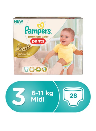 Buy Pampers Premium Care Pants, Size 5, 12-18Kg, 40 Pants Online - Shop  Baby Products on Carrefour Saudi Arabia
