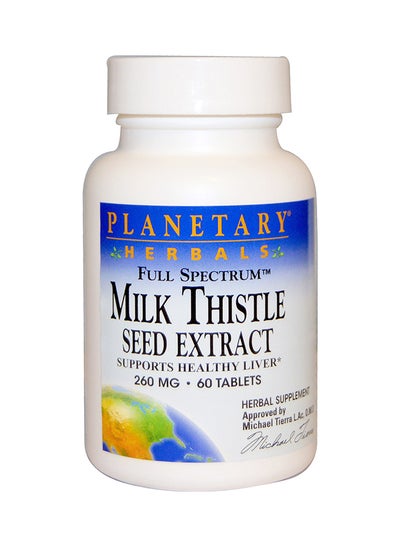 Buy Milk Thistle Seed Extract Full Spectrum 60 Tablets in UAE