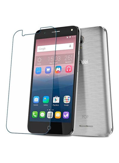 Buy Tempered Glass Screen Protector For Alcatel Pop 4 Plus Clear in Saudi Arabia