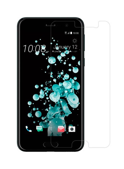 Buy Tempered Glass Screen Protector For HTC U Play Clear in UAE