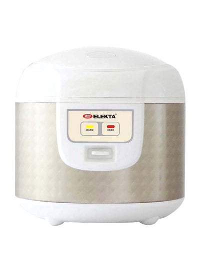 Buy Rice Cooker With Non-Stick Bowl 1.8L ERC-188G White/Gold in Saudi Arabia