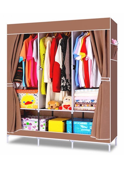 Buy Wardrobe Organizer Brown in UAE