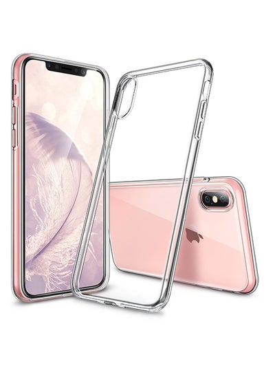 Buy Thermoplastic Polyurethane Ultra-Thin Case Cover For Apple iPhone X Clear in UAE