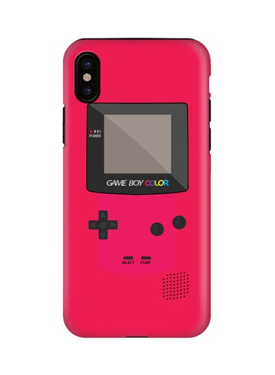 Polycarbonate Dual Layer Tough Case Cover Matte Finish For Apple Iphone X Gameboy Color Pink Price In Uae Noon Uae Kanbkam