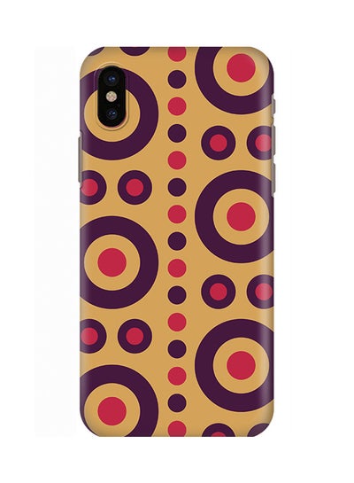 Buy Polycarbonate Slim Snap Case Cover Matte Finish For Apple iPhone X Bull's Eye in Saudi Arabia