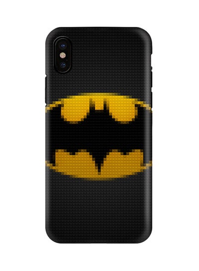 Buy Polycarbonate Dual Layer Tough Case Cover Matte Finish For Apple iPhone X Lego Batman in UAE