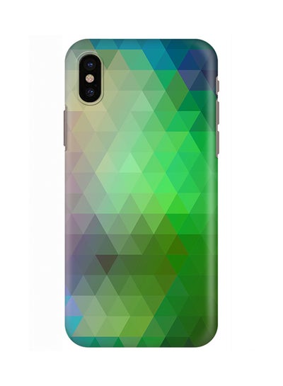 Buy Polycarbonate Slim Snap Case Cover Matte Finish For Apple iPhone X Orchid Prism in UAE