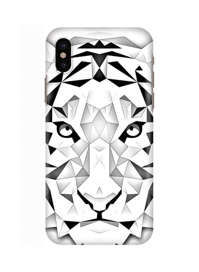 Buy Polycarbonate Slim Snap Case Cover Matte Finish For Apple iPhone X Poly Tiger in UAE