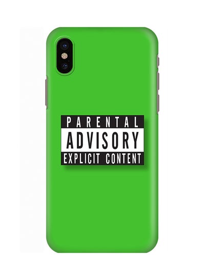 Buy Polycarbonate Slim Snap Case Cover Matte Finish For Apple iPhone X Explicit Content in Saudi Arabia