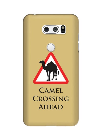 Buy Polycarbonate Slim Snap Case Cover Matte Finish For LG V30 Camel Crossing in UAE