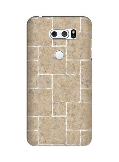Buy Polycarbonate Slim Snap Case Cover Matte Finish For LG V30 Garden Tiles in UAE