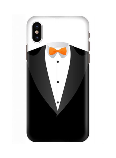 Buy Polycarbonate Slim Snap Case Cover Matte Finish For Apple iPhone X The Tux in UAE