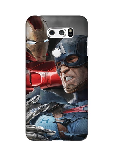 Buy Polycarbonate Slim Snap Case Cover Matte Finish For LG V30 Fighting The Ultron in UAE