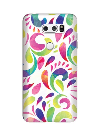 Buy Polycarbonate Slim Snap Case Cover Matte Finish For LG V30 Floral Blast in UAE