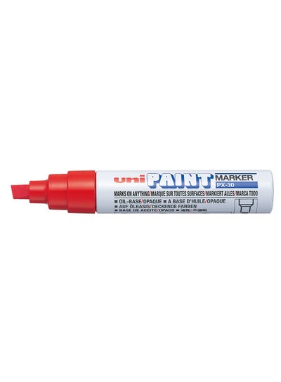 Buy Chisel Tip Paint Marker Red in UAE