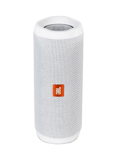 Buy Flip 4 Waterproof Portable Bluetooth Speaker White in UAE