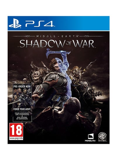Buy Middle Earth : Shadow Of War (Intl Version) - Action & Shooter - PlayStation 4 (PS4) in Saudi Arabia