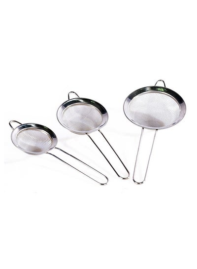 Buy Set of 3 Tea Strainer Steel Standard in Saudi Arabia