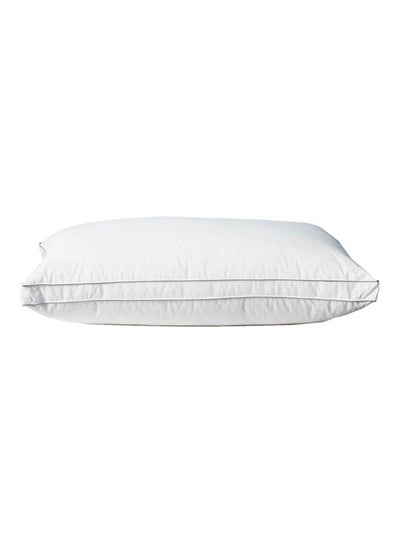 Buy Slowly Rebounding Hotel Pillow With Cover Cotton White 74x48centimeter in UAE