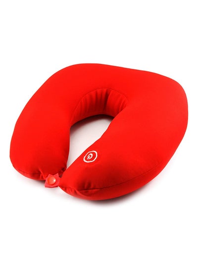 Buy Microbead Neck Massage Travel Pillow Red in Egypt