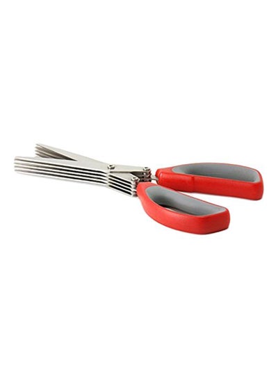 Buy Kitchen Herb Scissor With Blade Comb Red in Saudi Arabia