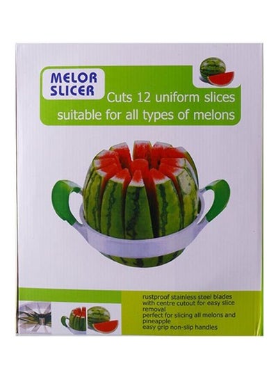 Buy Watermelon Cutter Green/White Standard in UAE