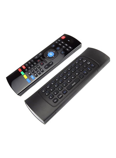 Buy 2.4G Wireless Remote Control With Build In Mic For Android TV Box MX3-M Black in UAE