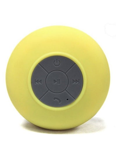 Buy Mini Hi-Fi Portable Wireless Speaker Yellow in UAE