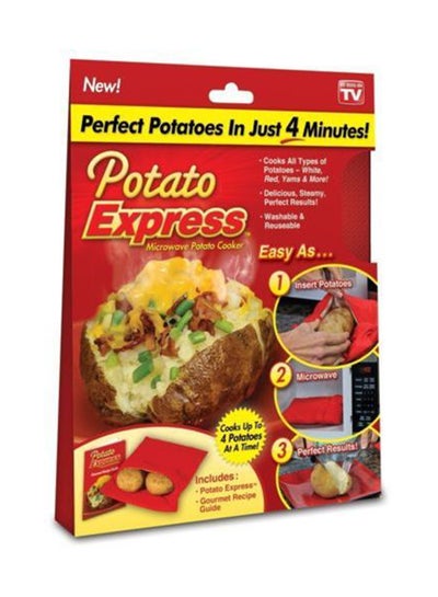 Potato Express Microwave Bag Red Standard price in Egypt, Noon Egypt