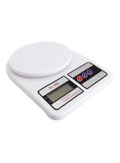 Buy Digital Kitchen Scale White 7kg in Saudi Arabia