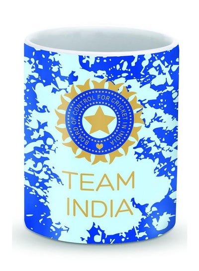 Buy Premium Team India Designer Mug Blue in UAE