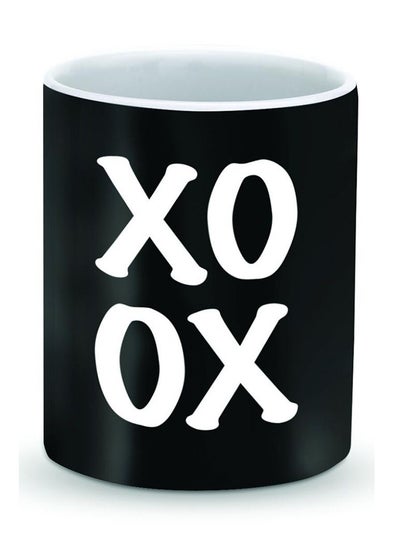 Buy Premium Xoxo Designer Mug Black/White in UAE