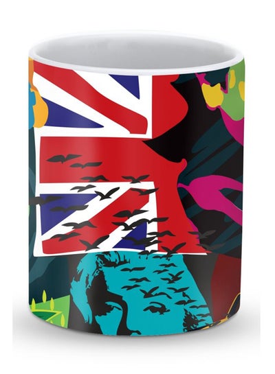 Buy Premium Retro Spy Designer Mug Multicolour in UAE