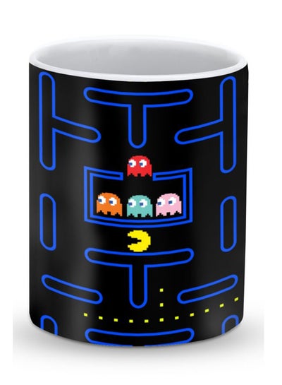 Buy Premium Pacman Designer Mug Red/Blue/Black in UAE