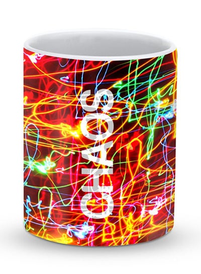 Buy Premium Chaos Designer Mug Red/White/Green in UAE