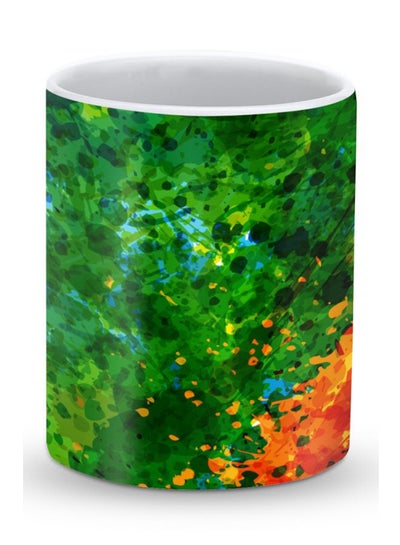 Buy Premium Amazonjungle Designer Mug Green/Orange in UAE