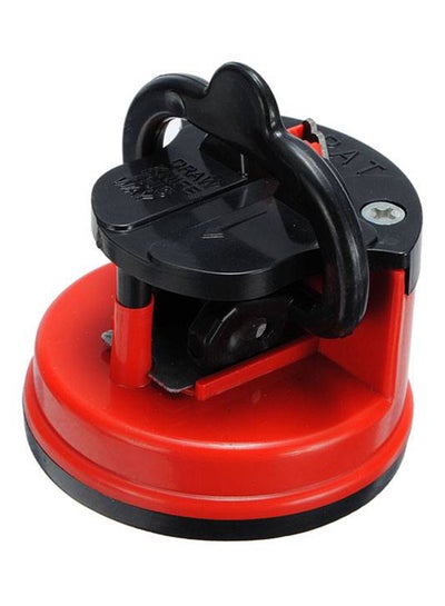 Buy Knife Sharpener With Suction Cup Red/Black Standard in Saudi Arabia