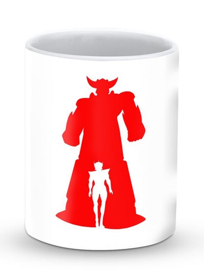 Buy Premium Grendizer Designer Mug White/Red in Egypt