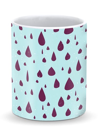 Buy Premium Hard Rain Designer Mug Blue/Purple in UAE