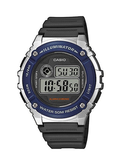 Buy men Water Resistant Digital Watch W-216H-2A - 44 mm - Black in UAE