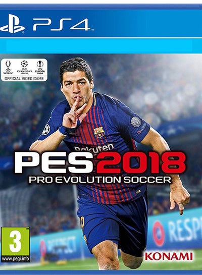 اشتري لعبة "PES 2018 Pro Evolution Soccer" (إصدار عالمي) - رياضات - بلاي ستيشن 4 (PS4) في الامارات