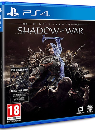 Buy Middle Earth : Shadow Of War (Intl Version) - Adventure - PlayStation 4 (PS4) in Saudi Arabia
