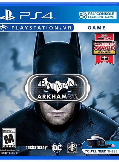 Buy Batman : Arkham VR (Intl Version) - action_shooter - playstation_4_ps4 in UAE