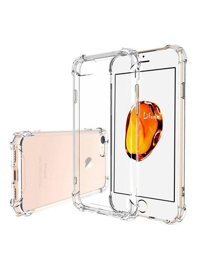 Buy Thermoplastic Polyurethane Transparent Hard Case For Apple iPhone 8 Clear in UAE