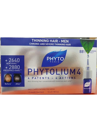 Buy Phytolium 4 Anti-Thinning Hair Ampoules in UAE