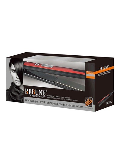 Buy Ceramic Hair Straightener Red/Black in Saudi Arabia