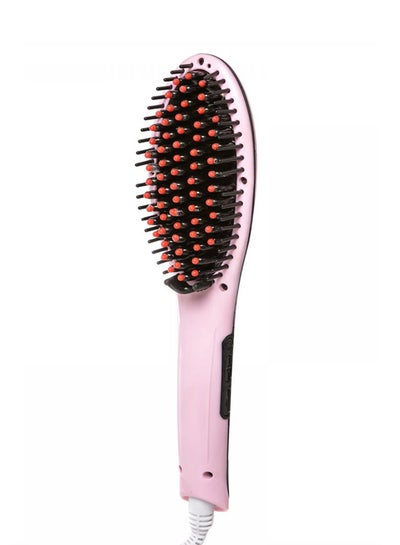 Buy Hair Straightener Comb Pink in UAE